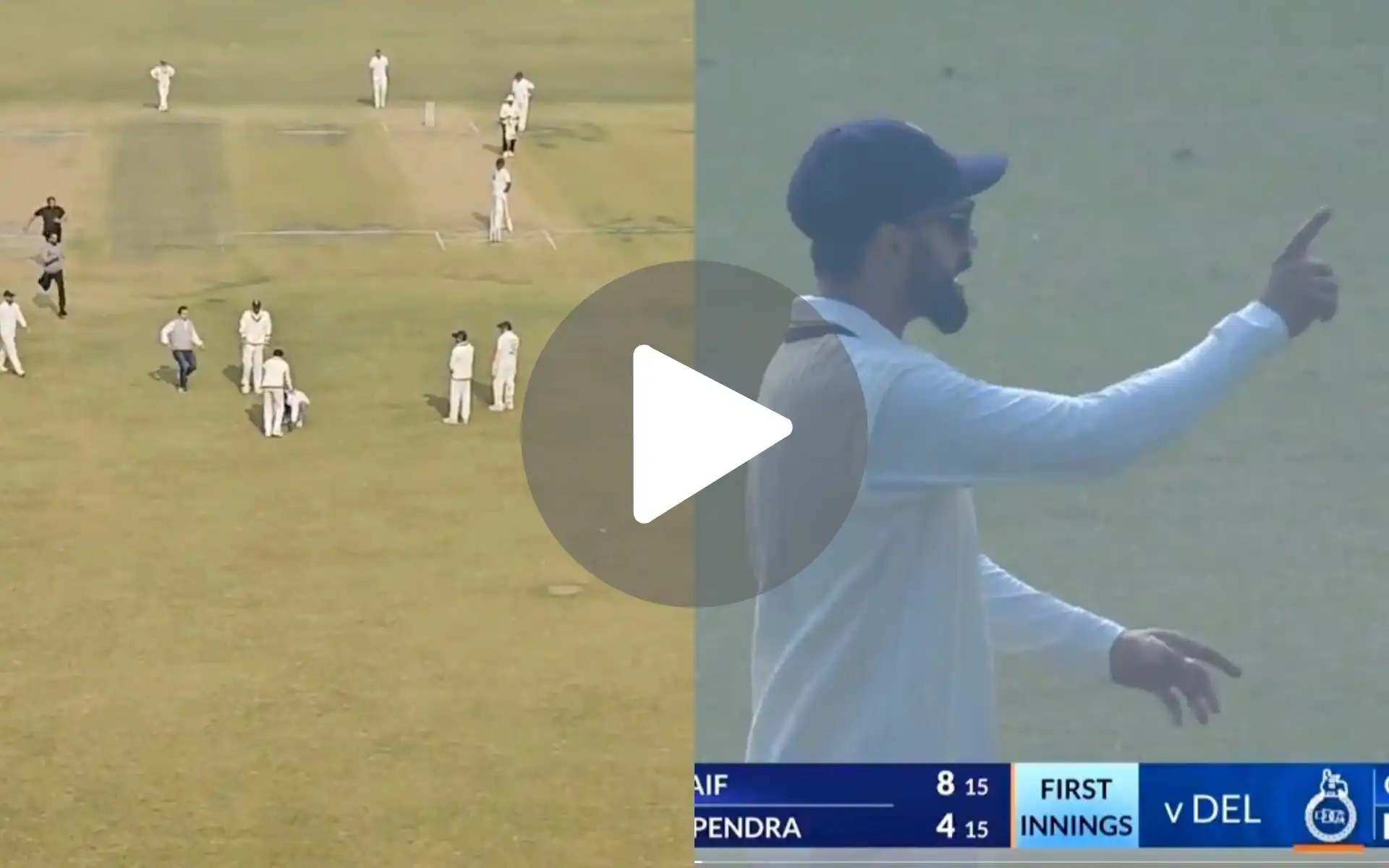 [Watch] Virat Kohli Asks Not To Beat Fan Who Breached Security To Touch His Feet
